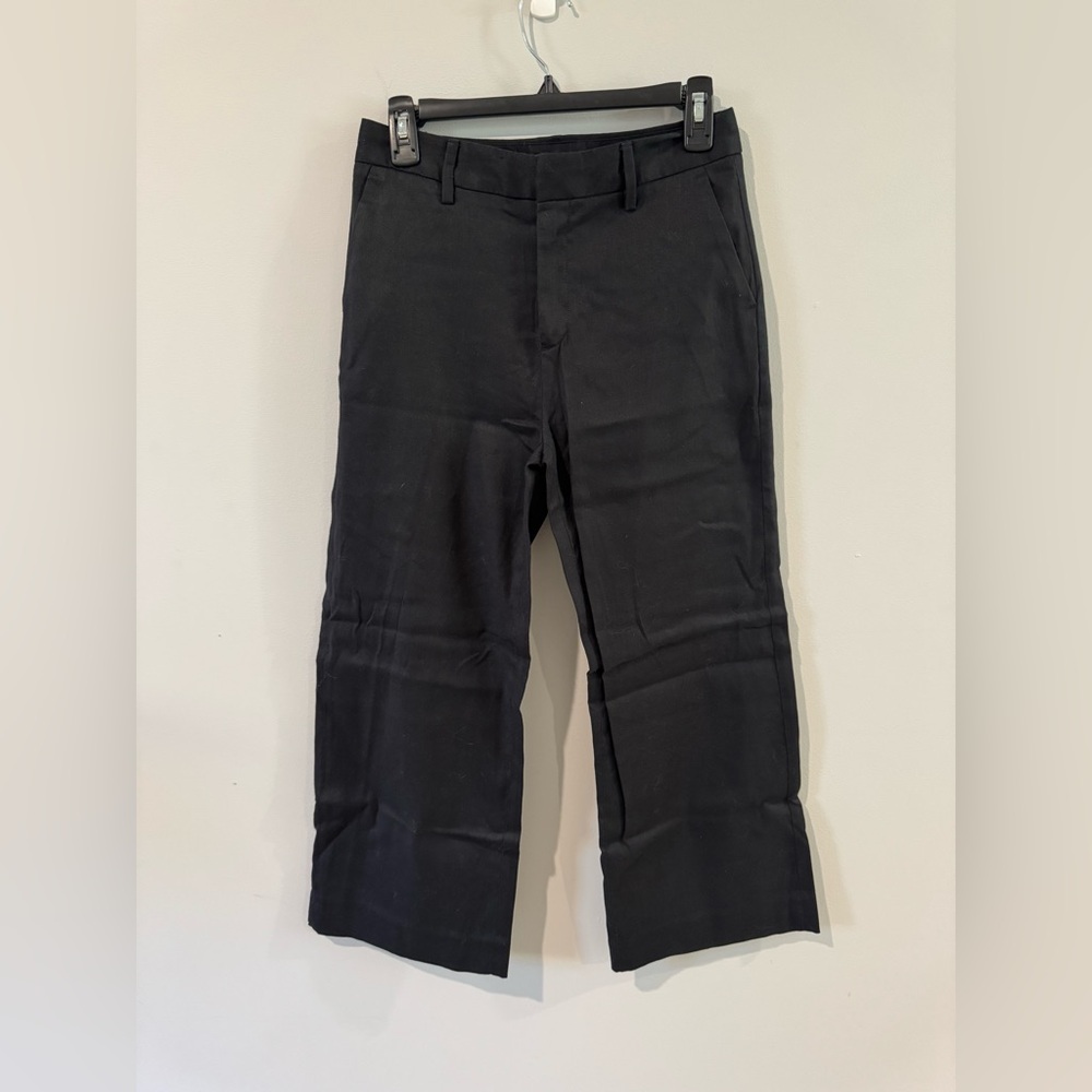 Banana Republic Women's Black Wide Leg Pants Cropped length size 2